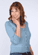 Strickjacke Liselotte  - blue shadow