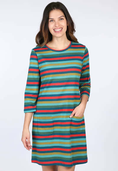 Kleid Ellena  - smaragd