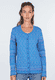 Strickjacke Renee Circles - lapis