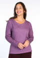 Langarmshirt Lonnisa - plum
