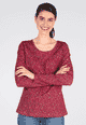 Langarmshirt Letara - purple