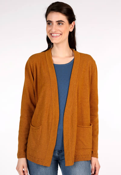 Strickjacke Rachel solid - honey