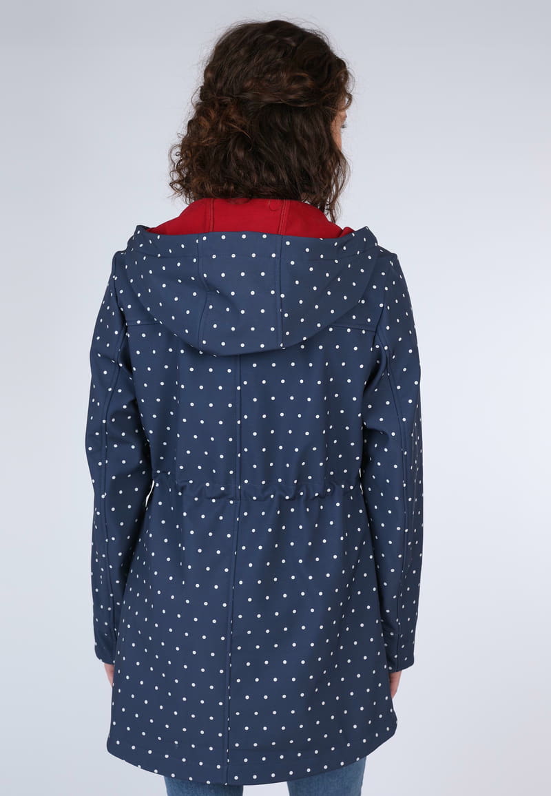 Mantel Brynja dot - navy im Scandic Fashion Online Shop