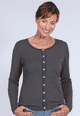 Strickjacke Claudi - anthracite