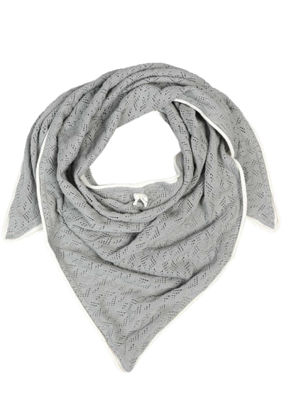 Dreieckstuch Elisabeth Dotty - dust grey