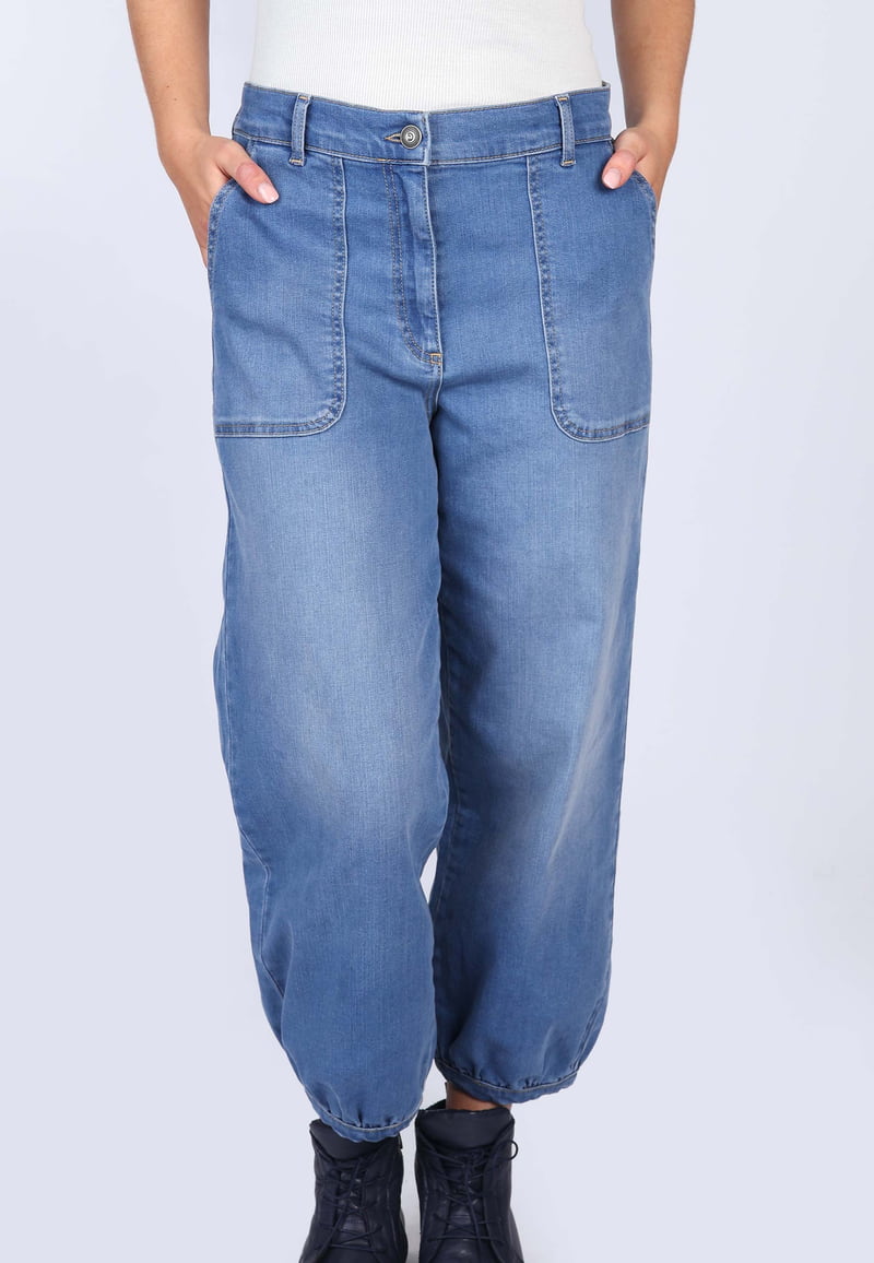 Jeanshose Evieana - bleached blue