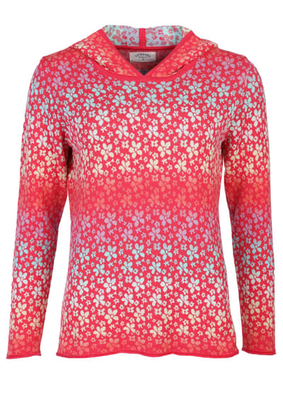 Strickpullover Minni flower - azalea