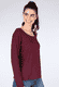 Langarmshirt Philia - dark grape
