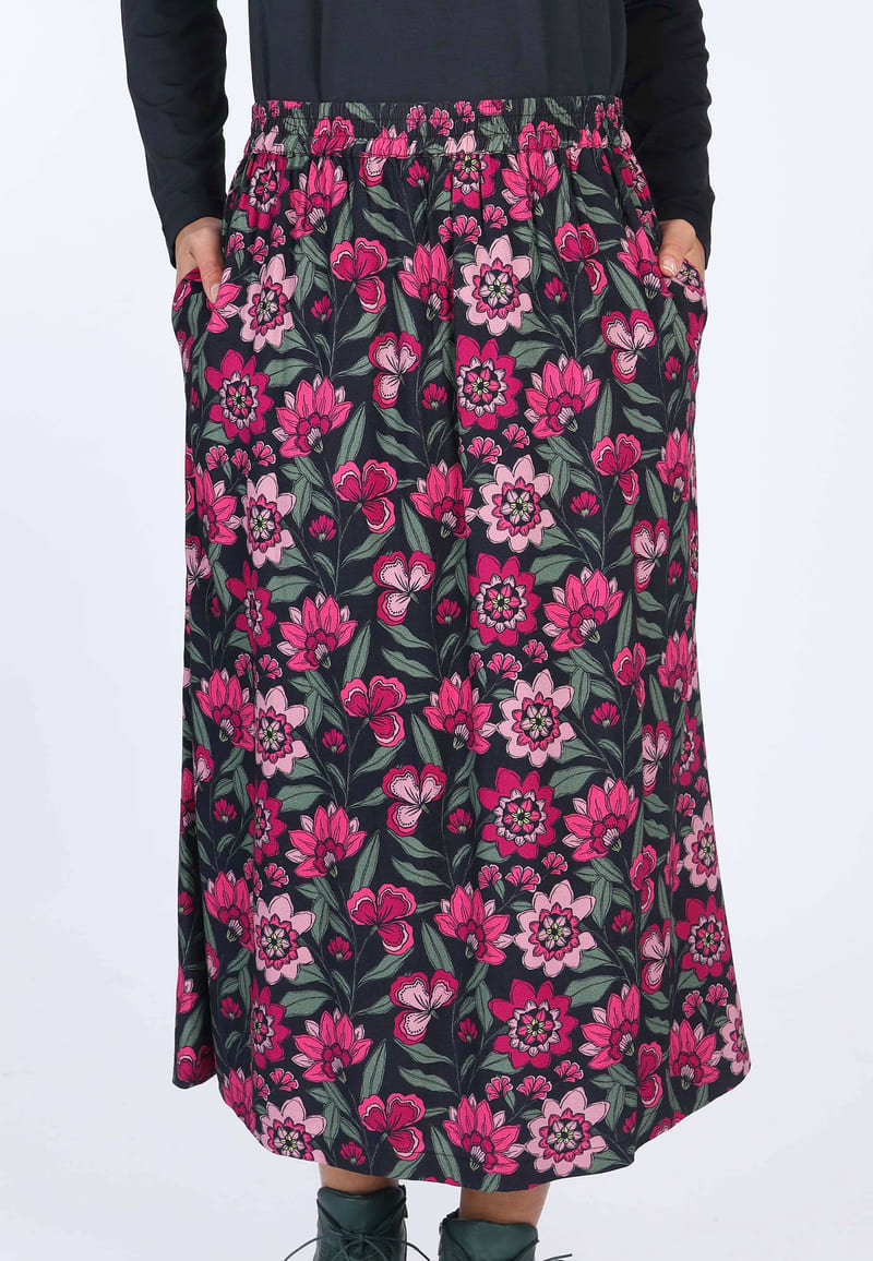 Rock Uli autumn flower - black
