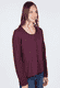 Strickjacke Kadira  - plum