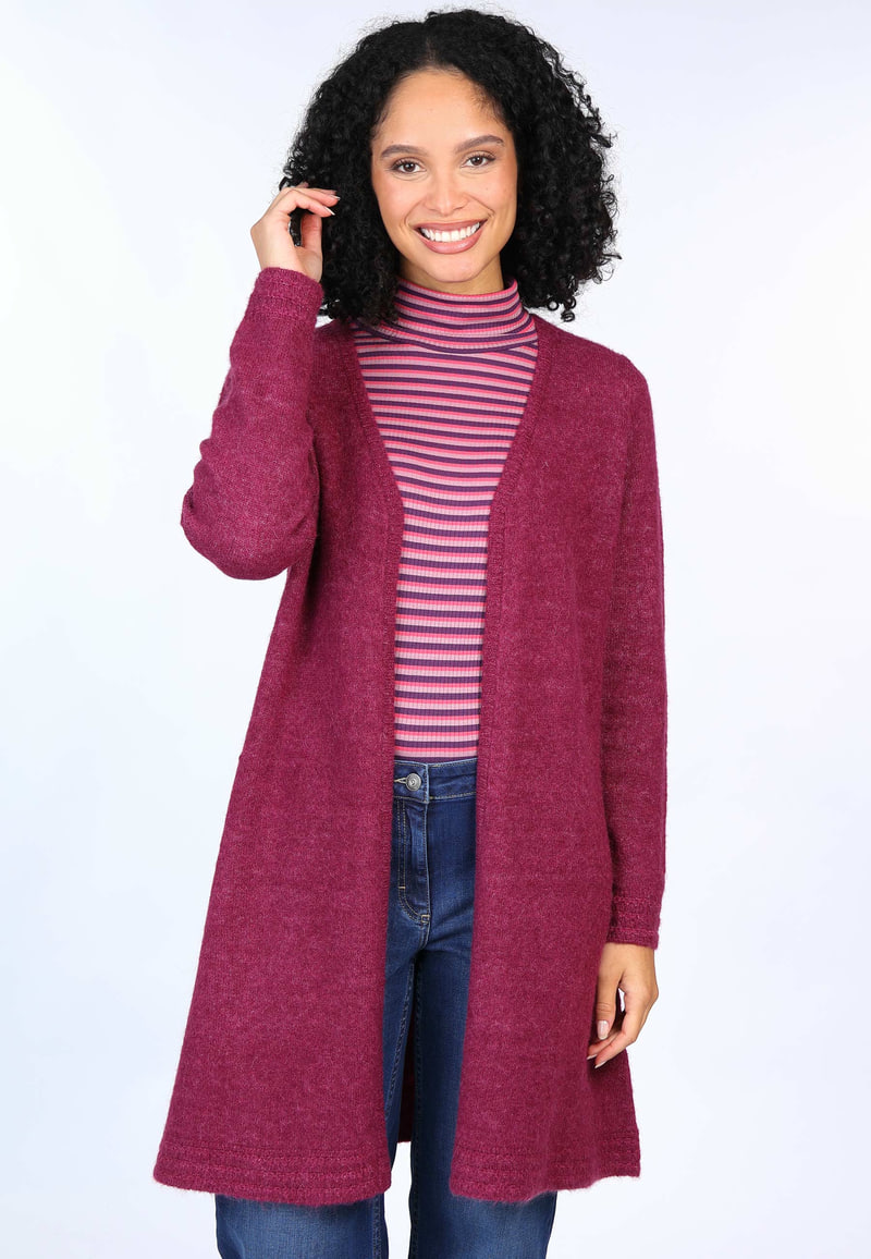 Strickjacke Solene - red wine