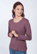 Langarmshirt Sandrali  - dusty orchid