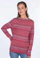 Strickpullover Sofia Circles - rubin