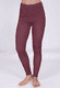 Leggings Thais check - burgundy