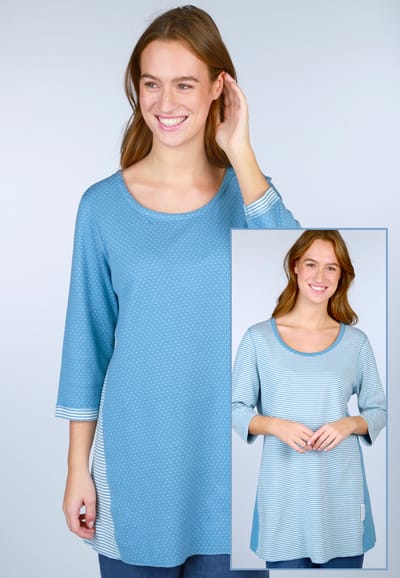 Wendetunika Tyra - swedish blue