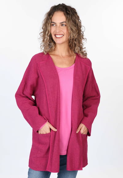 Jacke Leura - raspberry