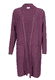Strickjacke Ilka - plum