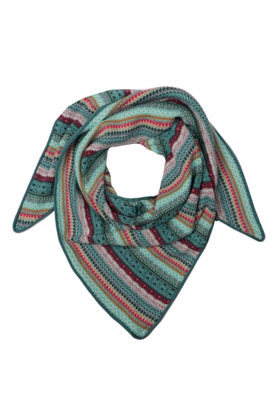 Dreieckstuch Elisabeth Crazy - deep ocean