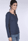 Langarmshirt Denja - navy
