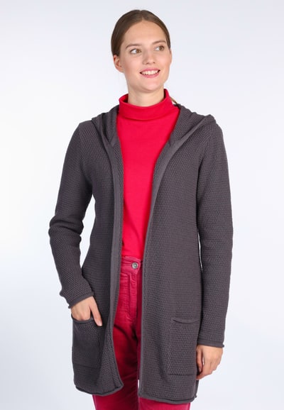 Strickjacke Uta - ebony