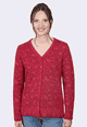 Strickjacke Christi oriental  - rubin