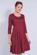 Kleid Finna - burgundy