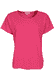 T-Shirt Betzi linen  - fuchsia