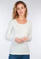 Langarmshirt Malin  - ivory