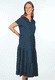 Kleid Moina solid - navy