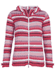 Strickjacke Ida Crazy - rubin