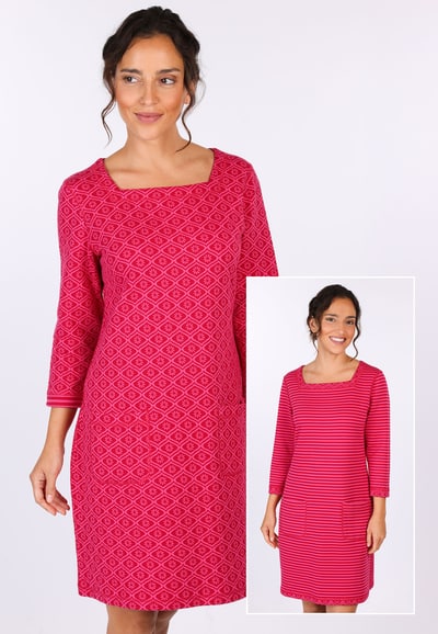 Wendekleid Tolanna - cerise