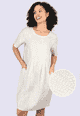 Leinenkleid Rabea dancing dot - sand