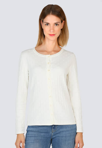 Strickjacke Lissy - ivory