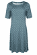 Kleid Eilina feather  - lake