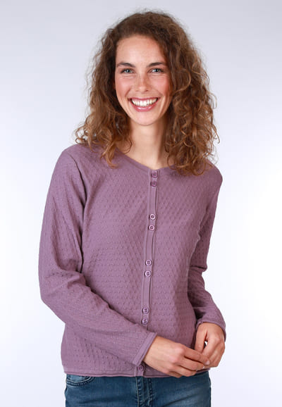 Strickjacke Hilda - lavender