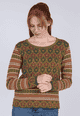 Strickpullover Josefine royal - thyme