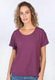T-Shirt Betzi Solid  - plum
