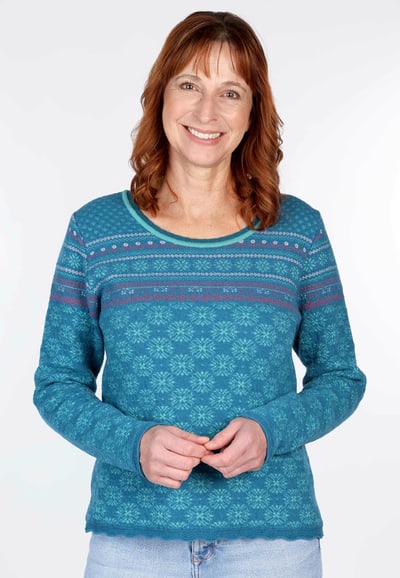 Strickpullover Gretje  - lake