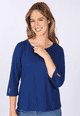 3/4-Arm-Shirt Hemkara - indigo