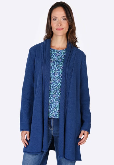 Strickmantel Ebbie  - indigo