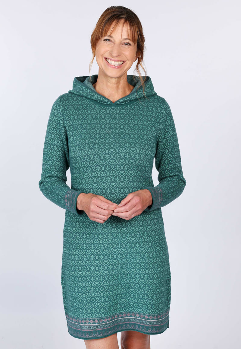 Strickkleid Astoria Lambswool - bottle green