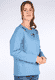 Sweater Karo  - blue shadow
