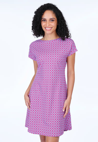 Kleid Meghan - raspberry