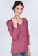 3/4-Arm Shirt Polinchen Clover - plum