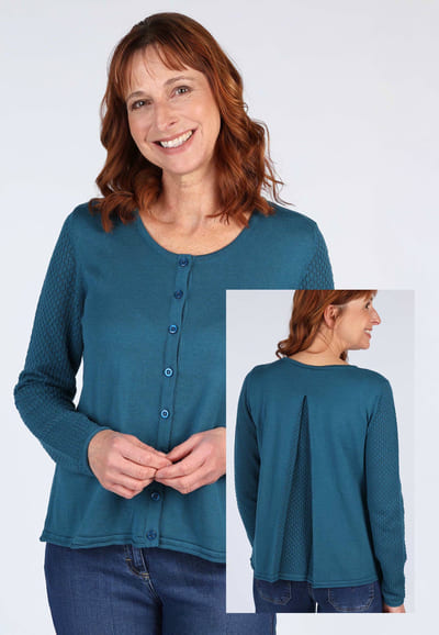 Strickjacke Kadira  - lake