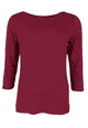 3/4-Arm-Shirt Bea - dark grape
