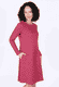 Kleid Thyri - deep purple