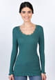 Langarmshirt New Lynna  - bottle green