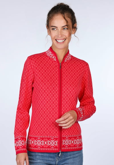 Strickjacke Nila  - rubin