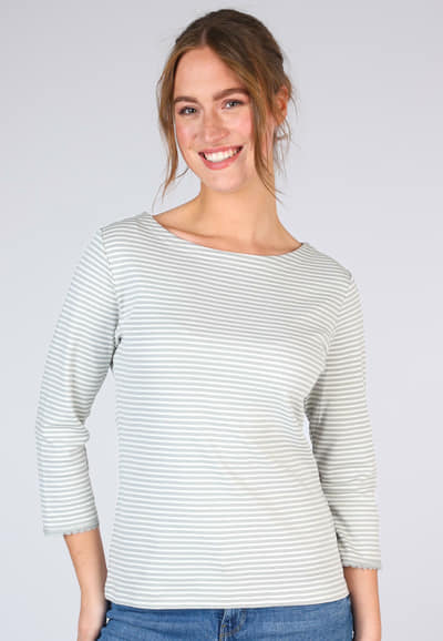 3/4-Arm-Shirt Bea - dust grey